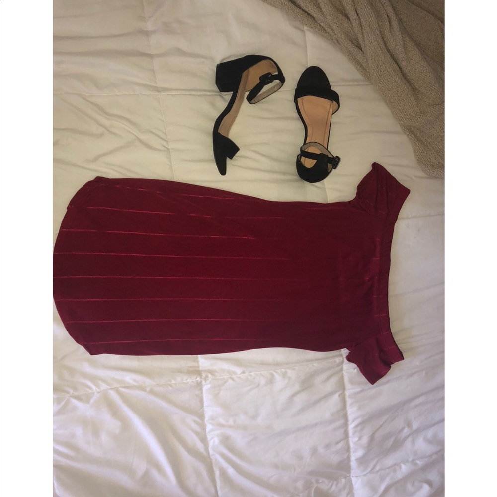 Off The Shoulder Mini Dress